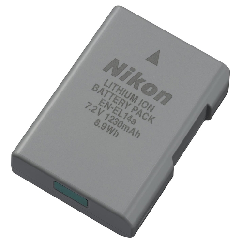 Nikon EN-EL 14A Rechargeable Li-Ion Battery (Black)
