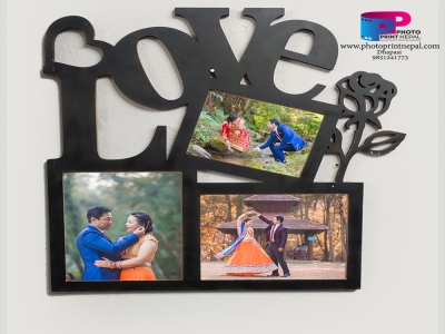 Photo Frames Love 3 Set Photo 25x24in - 1pcs